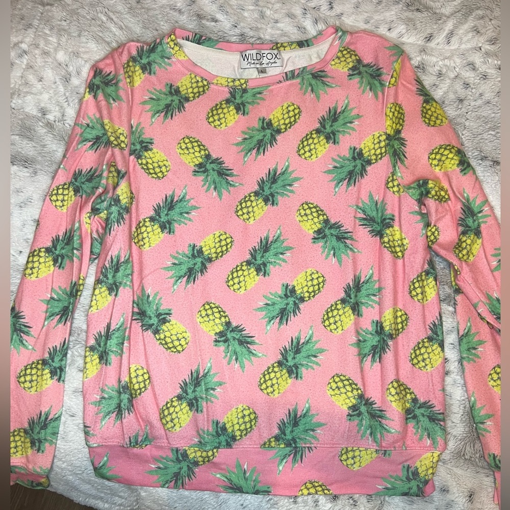 Authentic Wildfox Pineapple Sweater - image 1